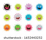 corona virus graphic vector... | Shutterstock .eps vector #1652443252