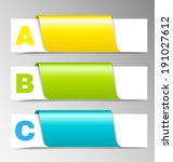 banner on the product... | Shutterstock .eps vector #191027612