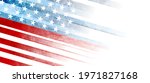 usa colors  stars and stripes... | Shutterstock .eps vector #1971827168