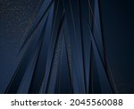 dark blue and golden abstract... | Shutterstock .eps vector #2045560088