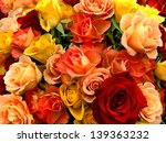 A Bouquet Of Multicolored Roses....