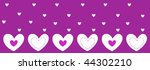 abstract hearts patterns with... | Shutterstock . vector #44302210