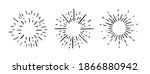 sun rays images. firework hand... | Shutterstock .eps vector #1866880942