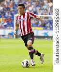 Small photo of BARCELONA, SPAIN - SEPTEMBER 16: Isma Lopez of Bilbao in action during the Spanish League match between Espanyol and Athletic Club Bilbao, final score 3-3, on September 16, 2012, in Barcelona, Spain.