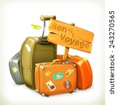 traveling icon  vector... | Shutterstock .eps vector #243270565