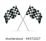 racing flags  mesh | Shutterstock .eps vector #44572327