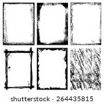 vector borders and textures   ... | Shutterstock .eps vector #264435815