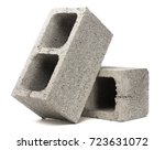 Gray cement cinder block...