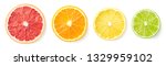 Colorful citrus fruit slices...