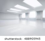 large empty room. vector... | Shutterstock .eps vector #488905945