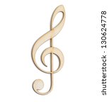 Treble clef wooden sign  ...