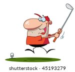 Cartoon Golfer vector clipart image - Free stock photo - Public Domain ...