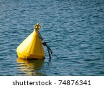 Yellow Mooring Buoy