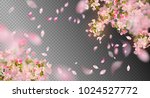 vector background with spring... | Shutterstock .eps vector #1024527772