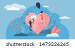 love vector illustration. flat... | Shutterstock .eps vector #1473226265