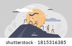 teamwork partnership with... | Shutterstock .eps vector #1815316385