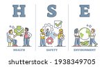 hse as health  safety or... | Shutterstock .eps vector #1938349705