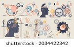 teamwork gears as business... | Shutterstock .eps vector #2034422342