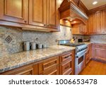 Gourmet Kitchen Boasts A Curved ...