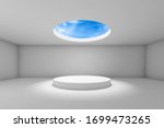 abstract empty interior ... | Shutterstock . vector #1699473265
