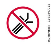 no plastic straws forbidden... | Shutterstock .eps vector #1992547718