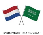 the netherlands and saudi... | Shutterstock .eps vector #2157179365