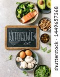 stock-photo-ketogenic-diet-ingredients-for-cooking-dinner-raw-salmon-avocado-broccoli-bean-olives-nuts-1449657368.jpg