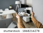 virtual open house showing or... | Shutterstock . vector #1868216278