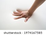 hand testing orthopedic memory... | Shutterstock . vector #1974167585