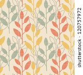 seamless floral pattern | Shutterstock .eps vector #120757972
