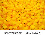 Group Of Yellow Rubber Duck