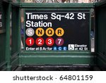Times Square Subway Station In...