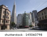 San Francisco city center, California