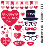 valentines day vector vector... | Shutterstock .eps vector #1600844515