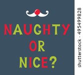Naughty Or Nice Text  Christmas ...