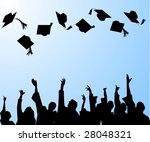 hat tossing ceremony at... | Shutterstock .eps vector #28048321