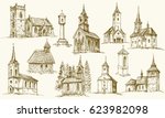 Set Of Old Country Churches....