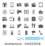 universal icons set 02 | Shutterstock .eps vector #144323518