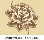 stippled flower | Shutterstock .eps vector #54710101