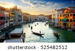 Grand Canal In Venice At The...