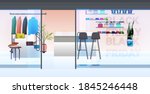 modern fashion shop interior... | Shutterstock .eps vector #1845246448