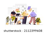 businesspeople team working... | Shutterstock .eps vector #2112399608