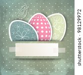 Template For Happy Easter Card...