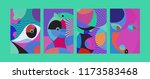 vector abstract colorful... | Shutterstock .eps vector #1173583468