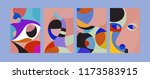 vector abstract colorful... | Shutterstock .eps vector #1173583915