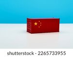 Cargo Container With Chinese...