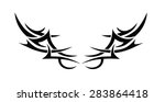 tribal pattern tattoo design... | Shutterstock .eps vector #283864418