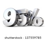3d shiny metal discount... | Shutterstock . vector #137559785
