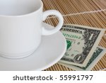 Empty Cup And One Dollar