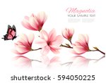 Nature Background With Blossom...